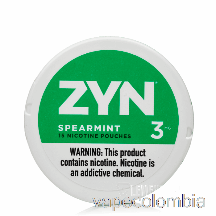 Vape Kit Completo Zyn Bolsas De Nicotina - Menta Verde 3 Mg